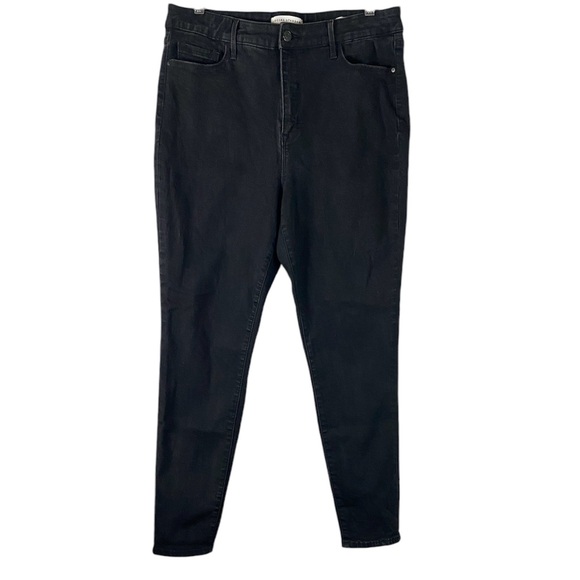 Women’s Social Standard by Sanctuary High Rise Skinny Jeans In Black Size 14/32 - Picture 2 of 9